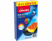 Houbička Vileda Pur Active Colors 4 ks
