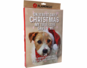 Flamingo Adventní kalendář s pamlsky pro psy 295g
