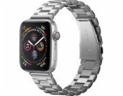 Spigen MODERN FIT BAND APPLE HODINKY 1/2/3/4 (42/44MM) STŘÍBRNÉ univerzální