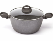 Florina Hliníkový hrnec Florina Lava Stone šedý 24 cm 4l