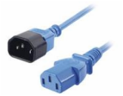 Lindy IEC 13 napájecí kabel modrý, 2m - 30472
