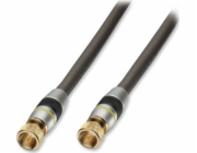 Anténní kabel Lindy (F) 10m šedý