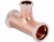Geberit Mapress Tee redukční kupfer 22 x 18 x 22 mm (61257)