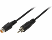 LogiLink RCA (Cinch) - RCA (Cinch) kabel 5m černý (CA1032)