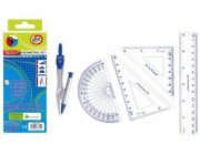 Starpak Metal kompasy + geometrická sada pouzdro STK-1019 (262681)