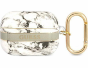 Ochranné pouzdro Guess Marble Strap Collection pro AirPods Pro, šedé
