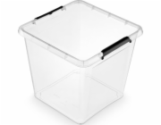 ORPLAST ORPLAST Jednoduchá krabicová skladovací nádoba, 36l, průhledná