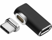 MicroConnect magnetický USB-C adaptér 90°