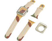 Hurtel Strap Moro řemínek pro Apple Watch 6/5/4/3/2 (44mm / 42mm) silikonový řemínek camo náramek (1)