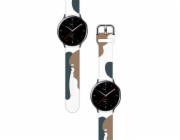 Hurtel Strap Camo Band pro Samsung Galaxy Watch 46mm silikonový řemínek Camo Watch náramek (1)