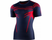 Brubeck SS13700 DRY pánské tričko s krátkým rukávem tmavě modrá/červená L