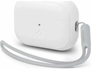 Spigen Ochranné pouzdro na sluchátka Spigen Silicone Fit Strap pro Apple AirPods Pro 1/2 bílá/šedá ACS05811