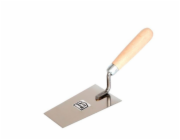 AWTools Nerezové trapézové hladítko 180mm dřevěná rukojeť AW30254