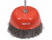 Přední kartáč Yato se stopkou INOX 100 mm (YT-47511)
