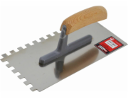 AWTools KOVOVÁ HLADIČKA 270mm DŘEVĚNÁ RUKOJEŤ NA POLYAMIDOVÉ NOZE 6ZUBŮ