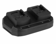 Dvouportová nabíječka Yard Force 20V, 2x2A (YF-ALC40D)