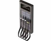 Powerbanka 2GO 2GO Powerbanka Solar 10000mAh s LED Taschenlampe schwarz