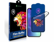 Bestsuit Hybridní sklo Bestsuit Flex-Buffer 5D s antibakteriální vrstvou Biomaster pro iPhone 13 Pro Max 6,7" černé
