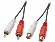 Lindy RCA (Cinch) - RCA (Cinch) kabel 5m černý (35673)