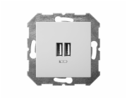 USB nabíječka LIREGUS EPSILON, barva bílá