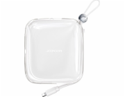 Powerbanka Joyroom Powerbanka Joyroom 10000mAh Jelly Series 22,5W s vestavěným Lightning kabelem bílý (JR-L003)
