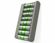 GP ReCyko E821 8-fach Rundzellen Ladegr+4xAA 2100mAh/ 4xAA 850mAh