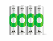 1x4 GP ReCyko NiMH Akkus AA 2600mAH, hohe Kapazität