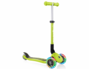 Dětská koloběžka Globber Junior Foldable Lights, zelená