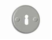 Náramek na dveře na klíč Barcz T2, stříbrná barva