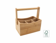 Příborník s rukojetí bambusový 23 cm HT-23492119