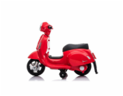 Dětská elektrická motorka Baby Mix Vespa červená