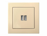 USB nabíječka LIREGUS EPSILON, barva písková