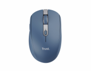 Trust Ozaa/Kancelářská/Optická/Pro praváky/3 200 DPI/USB+BT/Modrá