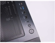 1stCOOL skříň GAMER 5, Mid tower, AU, USB 3.0, USB-C, bez zdroje, černá