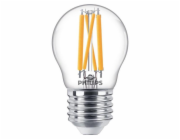LED žárovka PHILIPS, P45, E27, 3,4 W, 470 lm, 2200-2700 K