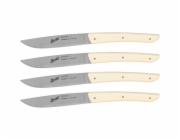 Berkel steak knife set 4-pcs. Color cream