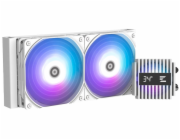 Zalman vodní chladič ALPHA2 A24 White /  2 x 120 mm / PWM / ARGB  / bílý