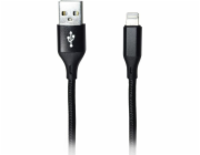 Msonic USB-A – Lightning kabel 1 m černý (MLU623)