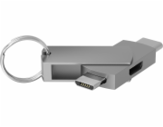 TerraTec USB-C - microUSB USB adaptér stříbrný (272989)