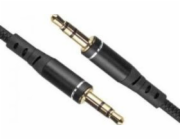 EverActive Jack 3,5mm - Jack 3,5mm kabel 1,5m černý (CBS-1,5JB)