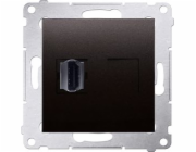 Kontakt-Simon HDMI zásuvka Simon 54 antracitová (DGHDMI.01/48)