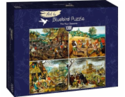 Bluebird Puzzle Puzzle 1000 Four Seasons, Brueghel