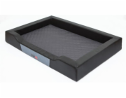 Postel Hobbydog Deluxe - černá a grafitová XL