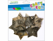 Craft with Fun CF DEKORACE DŘEVĚNÁ KŮRA KŮRA GWI 6CM6KS 12/144