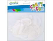 Craft with Fun CF DEKORACE PEŘÍM 3G/5-8CM BÍLÁ PBH 20/1200
