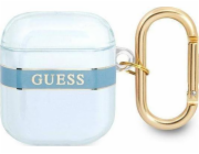 Ochranné pouzdro Guess Strap Collection pro AirPods modré