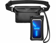 Spigen Case + vodotěsný vak Spigen A621 Universal Waterproof Case & Waist Bag Black