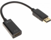 AV adaptér DisplayPort – HDMI černý (DP-W/HDMI-G)