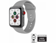 Kapalný řemínek Crong Crong – Řemínek Apple Watch 42/44 mm (šedý)