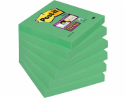 Post-it Sticky notes POST-IT Super Sticky (654-6SS-AW), 76x76mm, 1x90 listů, zelená